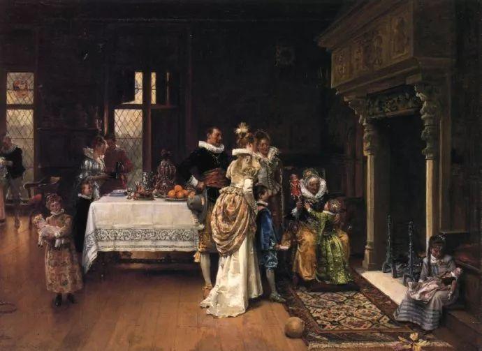 法国历史画家阿德里安·莫罗油画作品欣赏