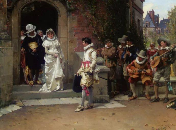 法国历史画家阿德里安·莫罗油画作品欣赏