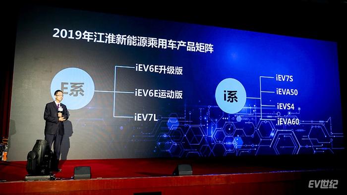 两大系列7款车型 江淮新能源发布2019年电动汽车产品矩阵