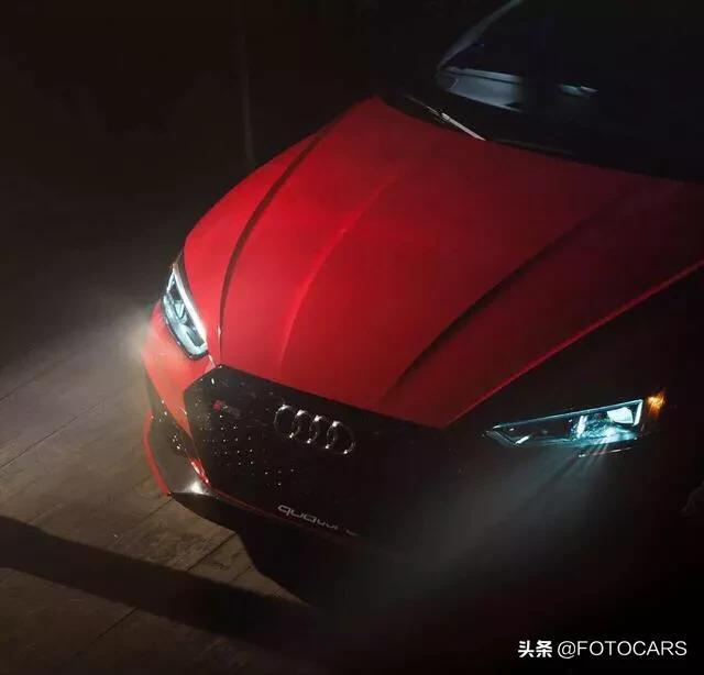 实拍 | 全新奥迪RS5 Coupe，这一抹骚红谁拒绝的了？