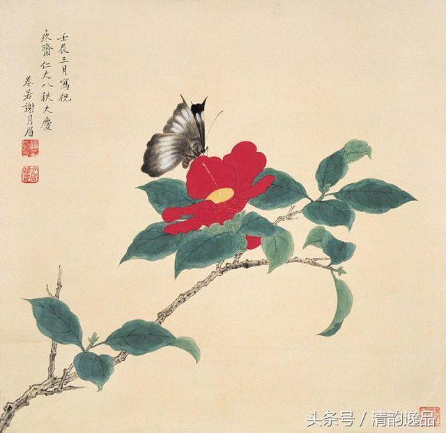 民国才女——画家谢月眉花鸟画作品欣赏