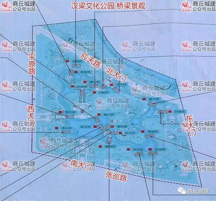 商丘汉梁文化公园规划图