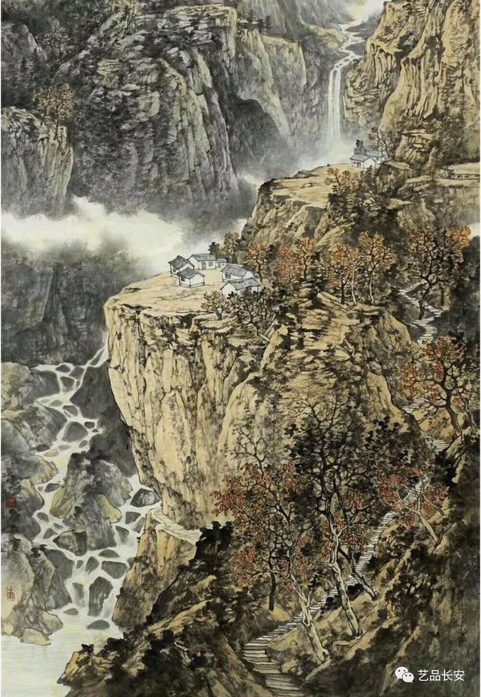 徐卫国山水画作品欣赏
