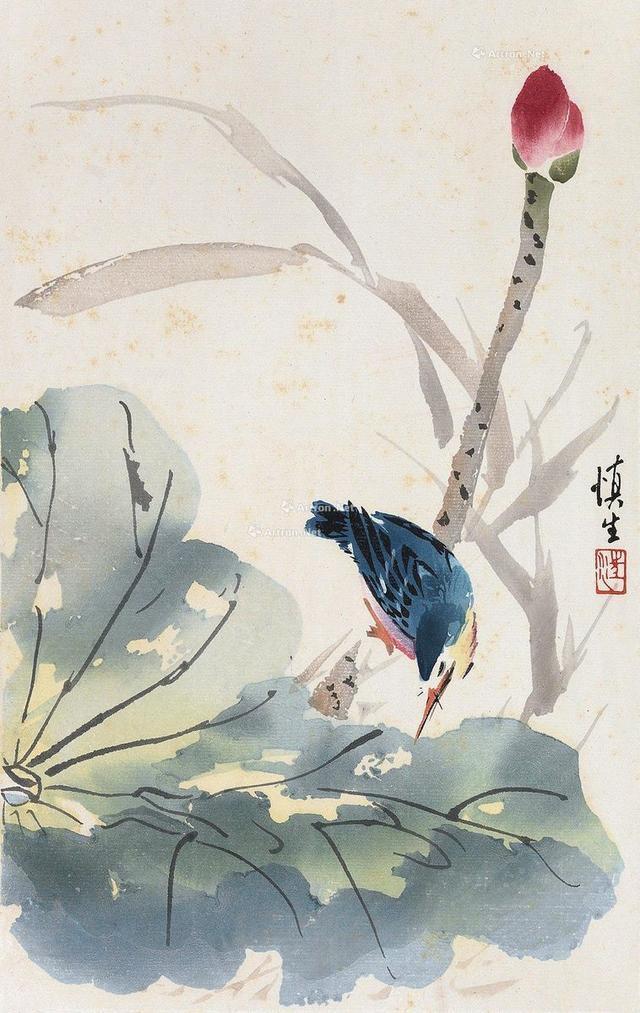 写意花鸟画大师汪慎生作品欣赏