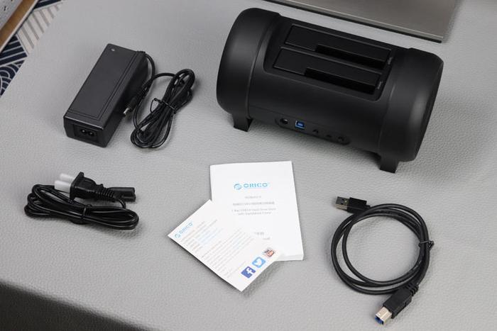 一键克隆，稳定传输，ORICO USB3.0双盘位脱机拷贝硬盘底座体验
