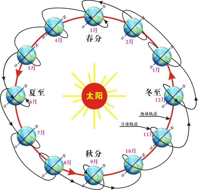 看了地球和月球的运动轨迹，你还认为月球绕着地球转吗？