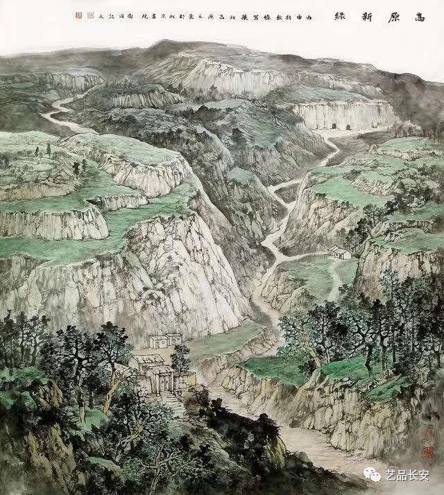 徐卫国山水画作品欣赏