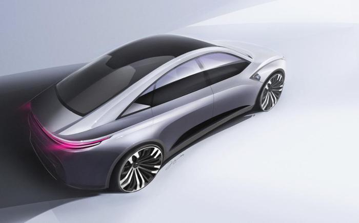 解读合众新能源第二款量产车，贯穿式头灯效果惊艳，内饰带曲面屏