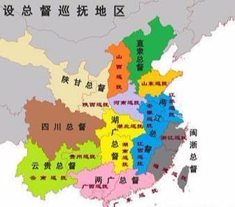 地理答啦：清朝的行政区划，内地18省，总督巡抚谁是省长？