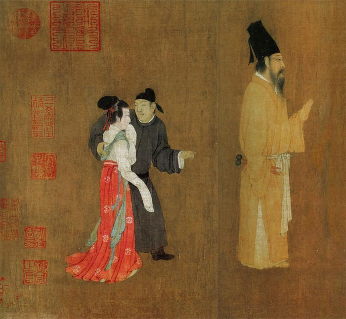 古画鉴赏：五代南唐顾闳中·《韩熙载夜宴图》