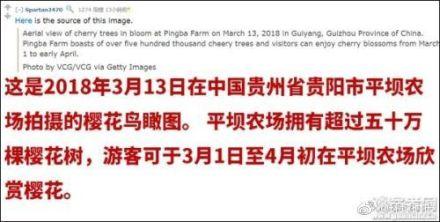 囧哥:外网四万人点赞日本樱花盛开美景，其实在中国贵州