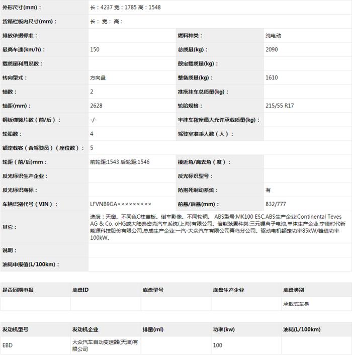 最便宜的豪华纯电动SUV来了 奥迪Q2L e-tron车型申报信息曝光