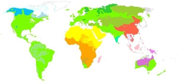 地图看世界；世界语言分布、汉语是最复杂的语言、英语最简单