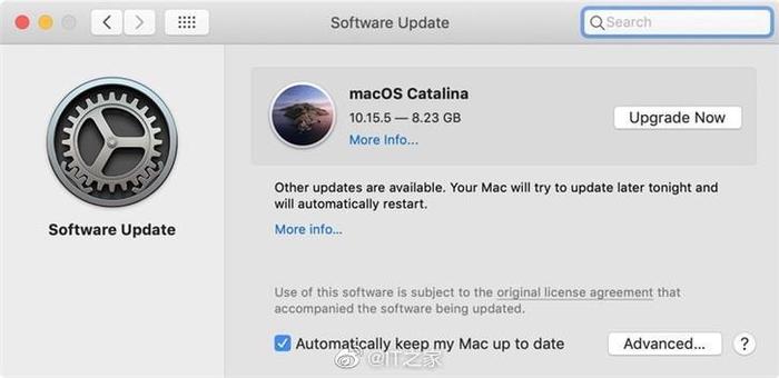 更新macOS Catalina 10.15.5后，用户更难忽略软件更新了