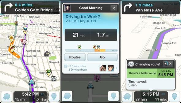iPhone版Waze截图 iPhone版Waze截图