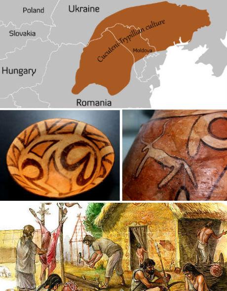 乌克兰和罗马尼亚的Cucuteni-Trypillians 乌克兰和罗马尼亚的Cucuteni-Trypillians