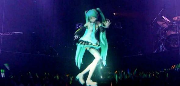 “初音未来”为歌迷奉献了大量热门单曲,现正在日本举行巡演。 “初音未来”为歌迷奉献了大量热门单曲,现正在日本举行巡演。