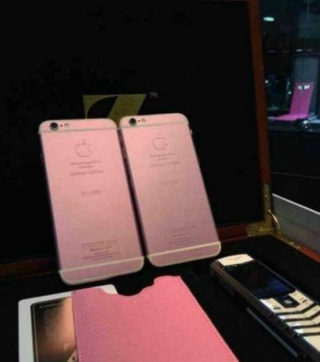 粉色iPhone 6曝光:全球限量200台 粉色iPhone 6曝光:全球限量200台