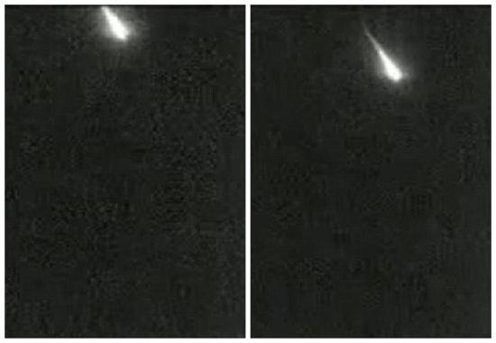两幅流星视频截图 两幅流星视频截图