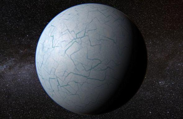 “系外行星科学渲染器”绘制的一颗寒冷的小型行星的外观图。蒙德斯认为,美国宇航局的行星图像并非总是精确的。 “系外行星科学渲染器”绘制的一颗寒冷的小型行星的外观图。蒙德斯认为,美国宇航局的行星图像并非总是精确的。