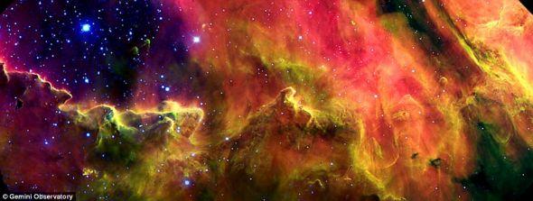 宇宙美景:阿根廷天文学家阿莉亚斯和巴达使用位于智利的南双子望远镜拍摄了这张壮观的潟湖星云照片 宇宙美景:阿根廷天文学家阿莉亚斯和巴达使用位于智利的南双子望远镜拍摄了这张壮观的潟湖星云照片