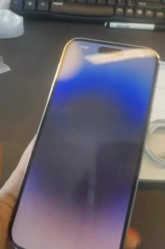 ▲滕女士购买的iPhone 14 Por Max屏幕没显示任何内容