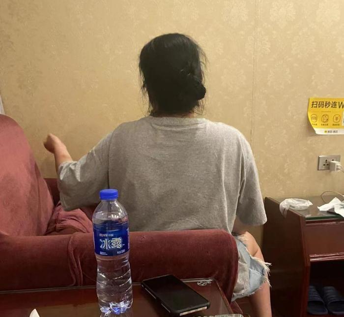 ↑李驰明的母亲阿娟