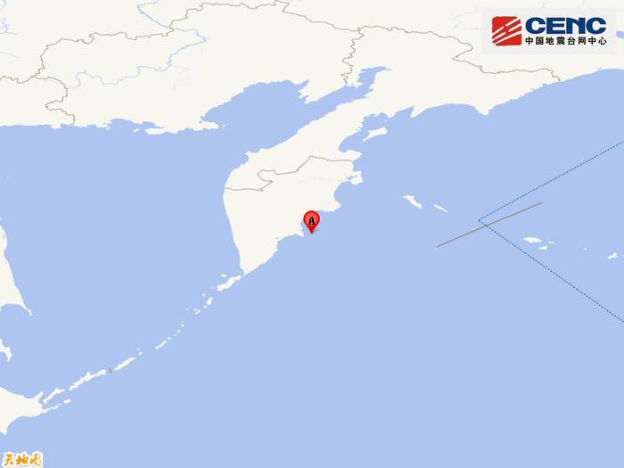 堪察加东岸近海附近发生6.0级左右地震