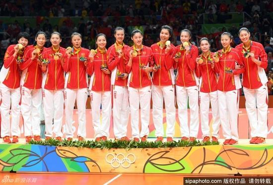 中国女排夺冠