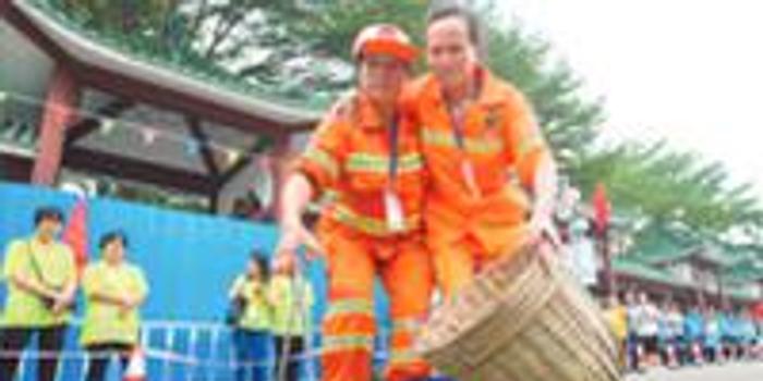 顺德举办环卫工人节运动会 提升环卫工人职业
