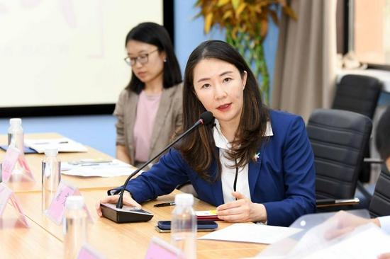 图:荷兰皇家菲仕兰中国区总裁陈戈分享公益理念