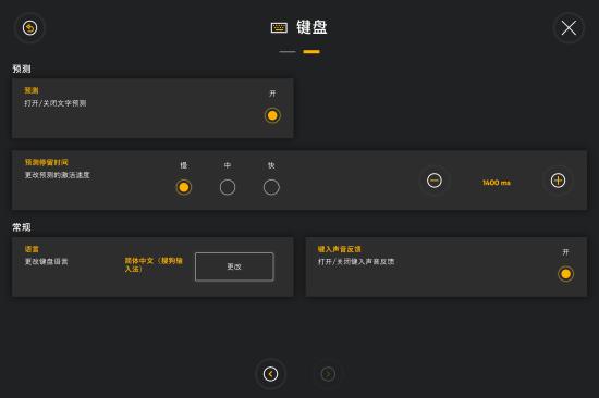 眼动输入的操作界面