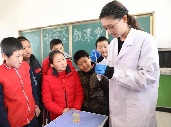 平台联合“果壳网”为阁楼小学孩子们打造水主题环保微课堂