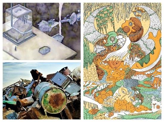 多位当代艺术家用多元化艺术作品展现环保理念