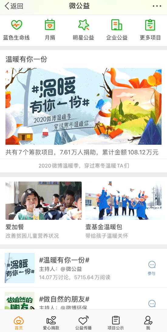 微公益专题