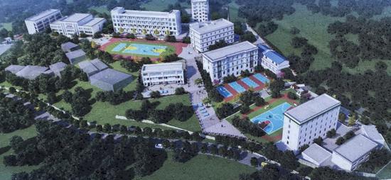 巴普镇小学全貌