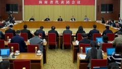 海南代表团举行全体会议 刘赐贵沈晓明张业遂出席