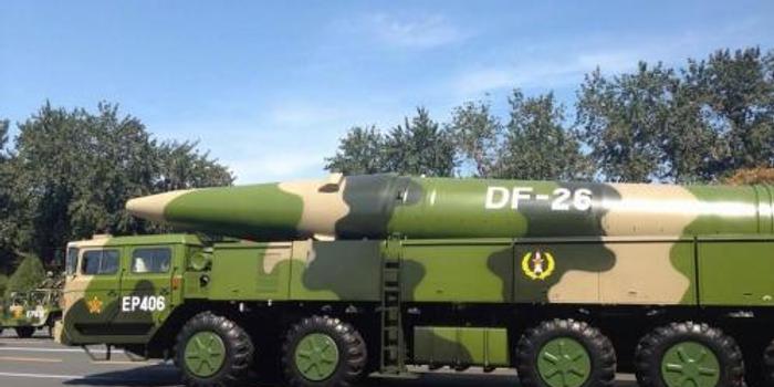 国防部:东风-26型导弹列装火箭军部队