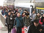 唐山站春运运送旅客75.6万人