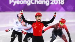黑龙江小伙武大靖夺中国代表团本届冬奥会首枚金牌