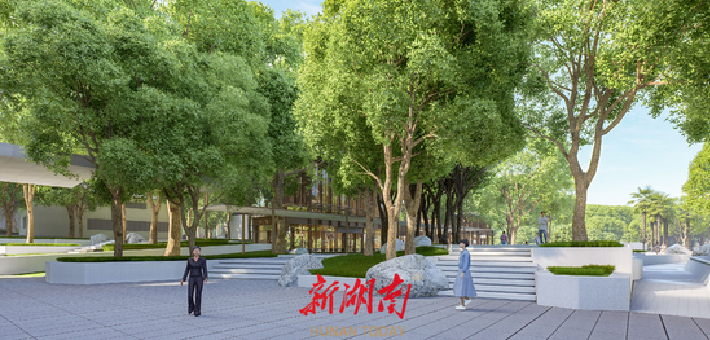 湖南省博物馆“馆园融合”