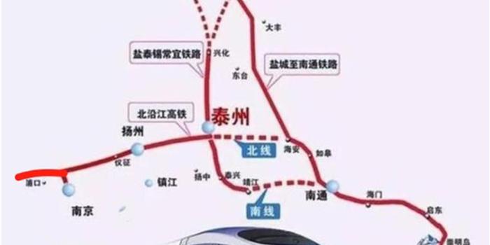 江苏北沿江高铁