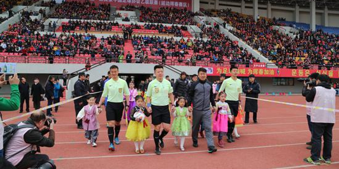 2018中国足球乙级联赛延边珲春北国主场憾平