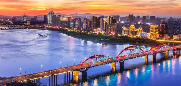 吉林市新八景——松江灯火