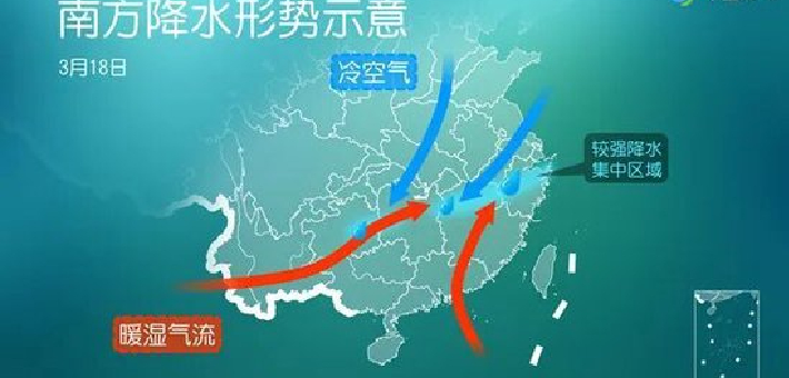 江西迎多雨天气气温起伏