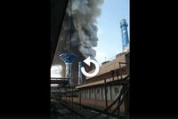 南昌方大特钢厂区内炼钢高炉发生爆炸 现场明火已扑灭