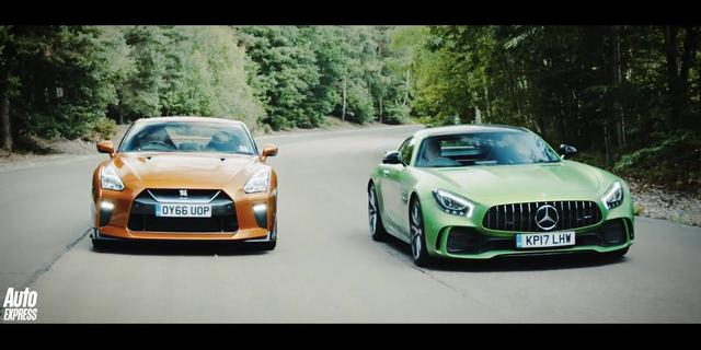 战神尼桑GT-R &梅赛德斯奔驰AMG GT-R