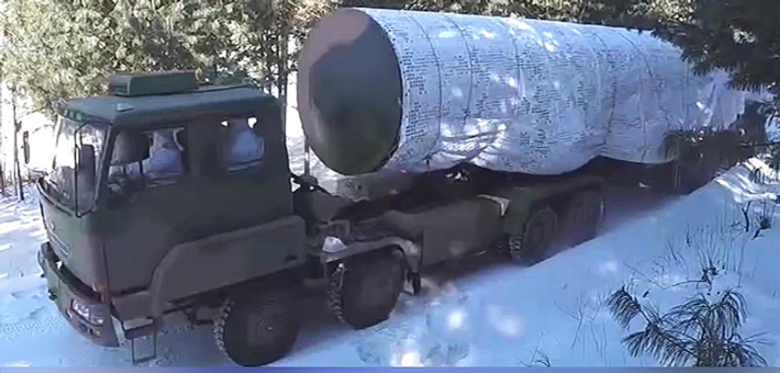 以核止战抗萨德!东风31在东北演练