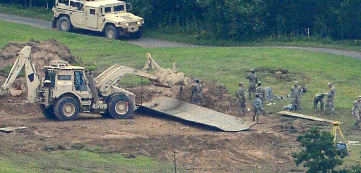 星州基地已平整静待萨德 韩民众舍身堵路