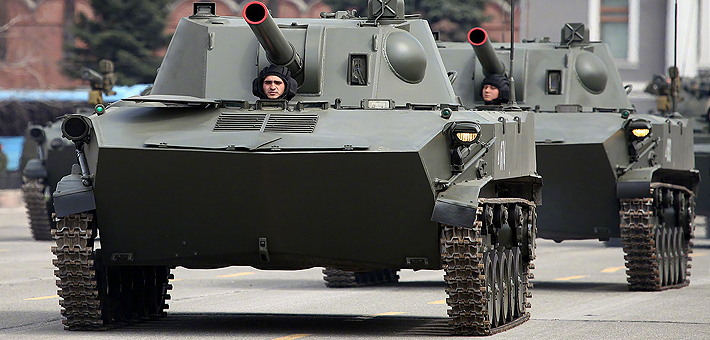 战斗民族也卖萌:俄阅兵彩排BTR车族亮相